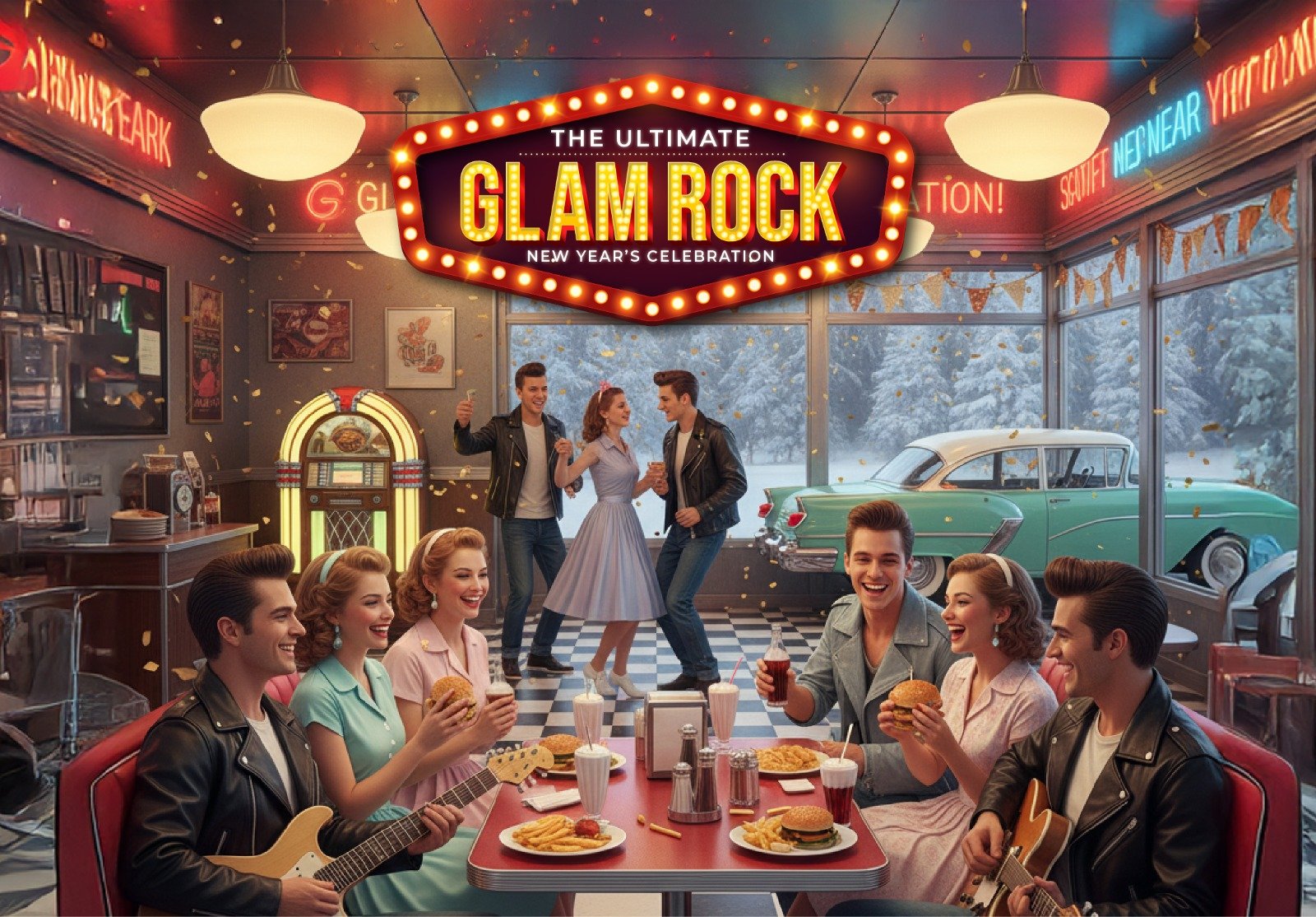 Fame Hotel Gading Serpong gelar pesta tahun baru bertema Glam Rock dengan paket spesial, hiburan lengkap, dan pengalaman meriah nan memorable.