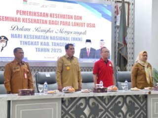 Bupati Tangerang Resmikan Pemeriksaan Kesehatan Gratis dan Seminar Lansia pada Peringatan HKN 2025