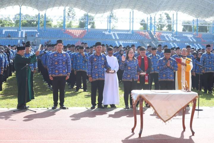 Pelantikan 5.591 PPPK Paruh Waktu di Kota Tangerang memperkuat birokrasi dan pelayanan serta memberi kepastian honorer.