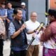 Api semangat PORKAB VI Kabupaten Tangerang resmi berkobar di Kresek, disambut meriah warga dan simbol persatuan antar kecamatan.