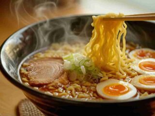 Rahasia Tekstur Mie Instan: Mengapa Cukup Direbus dengan Air Panas Bisa Membuatnya Kenyal?