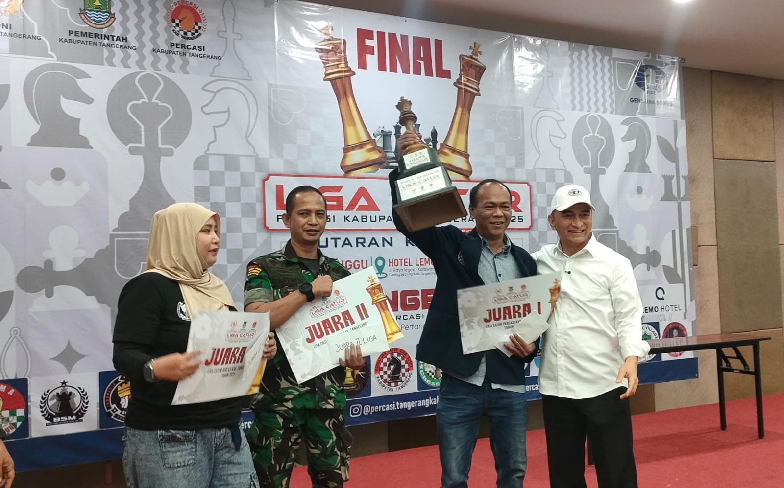 CASMA juara Liga Catur Percasi Kabupaten Tangerang 2025 usai mengoleksi 27 poin, ungguli 15 klub dan buktikan konsistensi pembinaan.