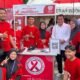 KPA Kabupaten Tangerang meriahkan Funwalk HAS 2025 di Lapangan Pemda Tigaraksa untuk kampanyekan pencegahan HIV dan layanan HIV berkelanjutan.