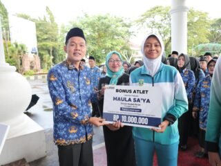 Pemkot Guyur Atlet Popnas Kota Serang dengan Dana Kadeudeh