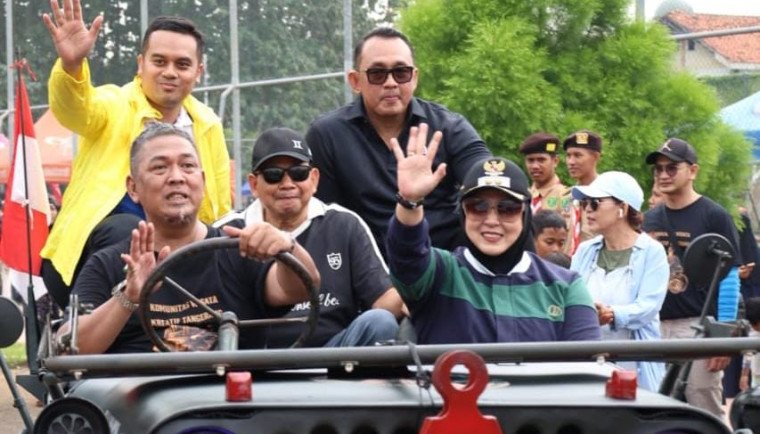 Wabup Intan resmikan City Tour Kelapa Dua dan Tangerang Social Movement untuk dorong wisata kreatif & ekonomi lokal.