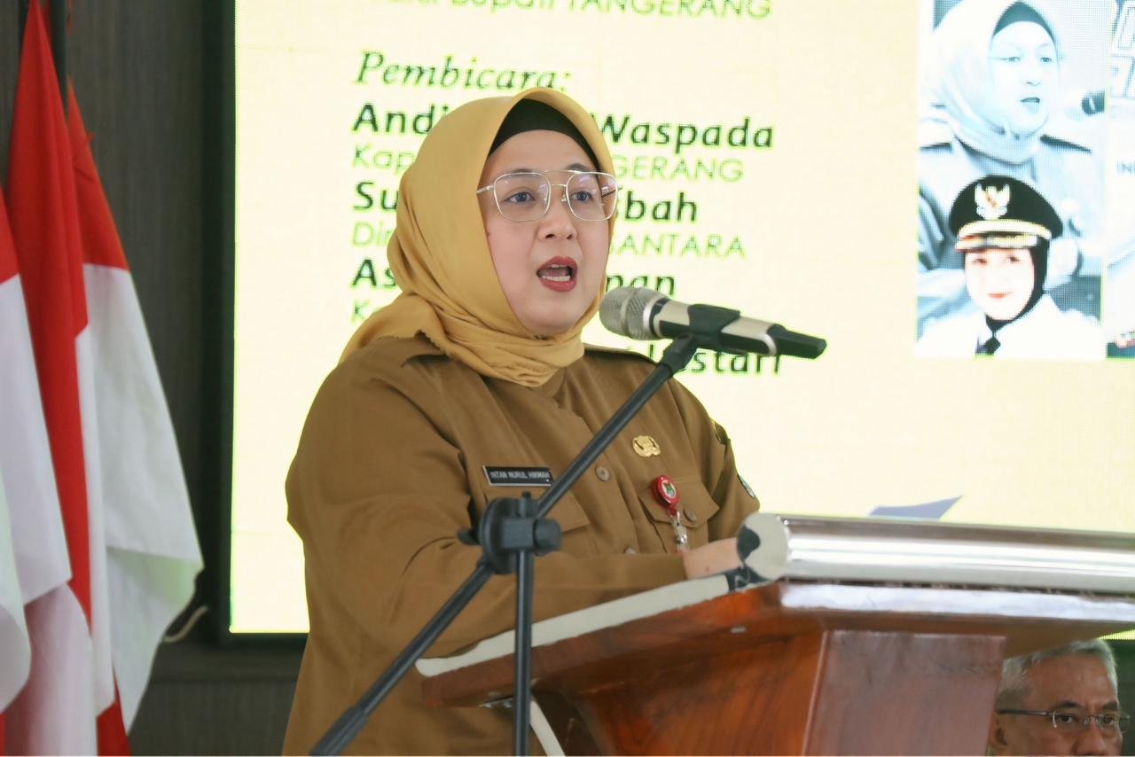 Wabup Intan ajak masyarakat dan komunitas perkuat komitmen mencegah perdagangan manusia serta lindungi perempuan dan anak.