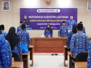 Asep Rahmat Dikukuhkan sebagai Ketua Korpri Pandeglang, Siap Perkuat Profesionalisme ASN