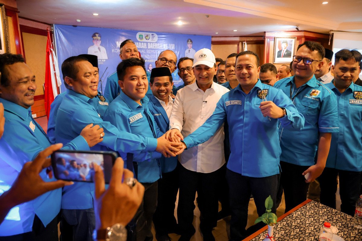 Wagub Banten Achmad Dimyati menegaskan pentingnya peran pemuda dalam organisasi saat Musda VIII KNPI Banten di Kota Serang.