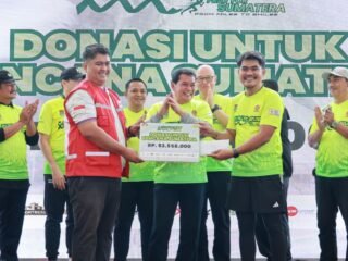 Bupati Tangerang Hadiri Run To Give For Sumatra, Ratusan Peserta Lari Amal Galang Donasi