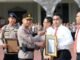 Kapolda Banten beri penghargaan kepada enam personel berprestasi atas pengungkapan kasus dan dedikasi tugas di Serang.