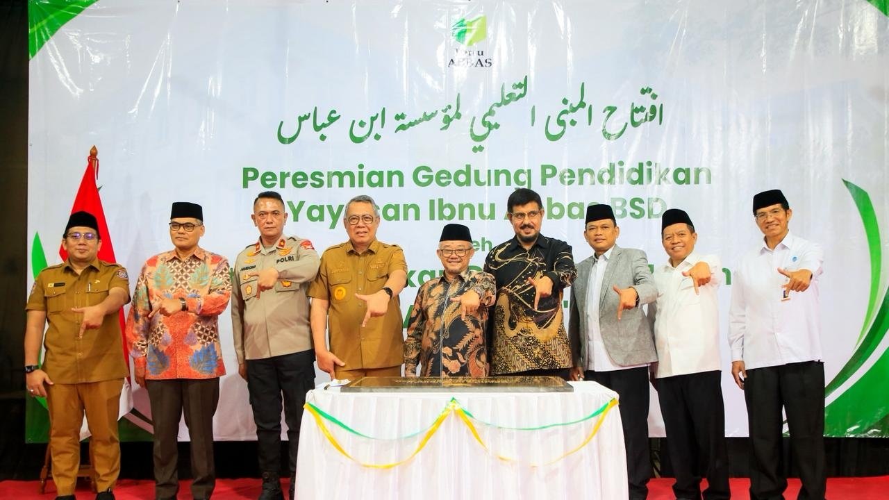 Peresmian Gedung Ibnu Abbas BSD Tangsel dorong pendidikan berakhlak, berilmu, dan layanan pendidikan berkualitas.