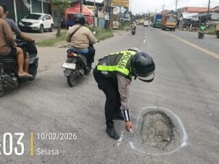 Satlantas Polresta Tangerang Petakan Jalan Berlubang di Jalur Mudik Jelang Operasi Ketupat Maung 2026