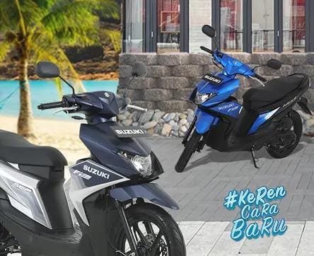Motor Suzuki Nex II 115cc, matic irit dan awet dengan desain modern, mesin efisien, dan nyaman untuk mobilitas harian penuh fitur canggih.