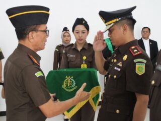 Catat Sejarah! Dimas Sigit Tanugraha Dilantik Sebagai Kacabjari Pertama di Sebatik