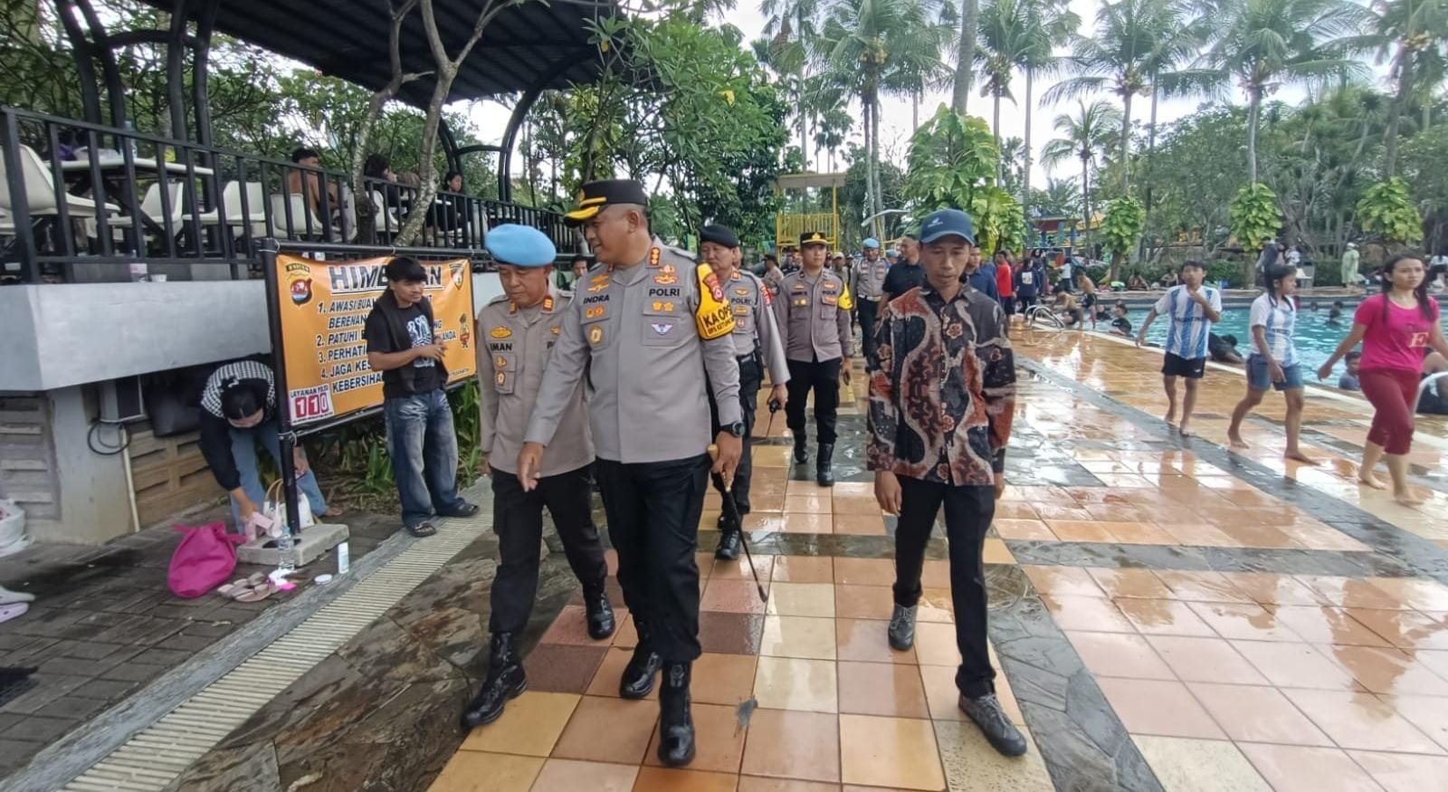Kapolresta Tangerang tinjau objek wisata pastikan keamanan libur Lebaran, imbau pengunjung waspada dan utamakan keselamatan
