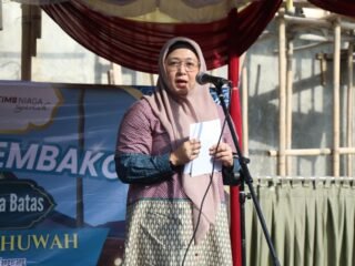 Wabup Tangerang Hadiri Amaliyah Ramadan di Masjid Al-Ukhuwah, 3.441 Paket Sembako Dibagikan
