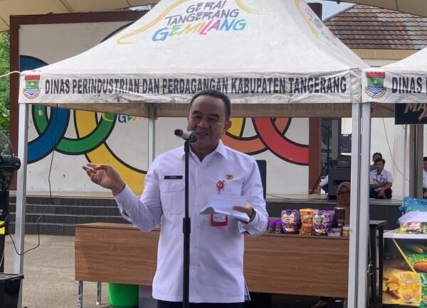 Sekda Soma Atmaja Resmikan Bazar Ramadan 2026, Warga Diajak Dukung Produk Lokal