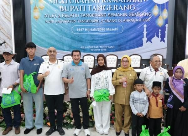 Silaturahmi Ramadan di KONI, Bupati Tangerang Suntik Semangat Atlet Jelang Porprov 2026