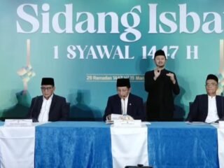 Sidang Isbat Tetapkan 1 Syawal 1447 H Jatuh pada Sabtu, 21 Maret 2026