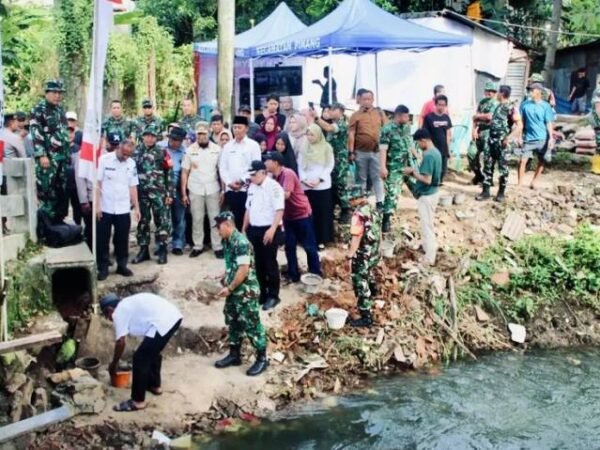 Pembangunan Jembatan Garuda di Pinang Kota Tangerang Dimulai, TNI AD Ganti Jembatan Kayu Jadi Permanen