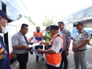 Pemkot Tangerang Gelar Ramp Check Bus di Terminal Poris Plawad, Pastikan Mudik Lebaran 2026 Aman