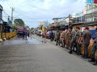 Pasca Lebaran, Satpol PP Tangsel Tertibkan Pedagang di Pasar Serpong