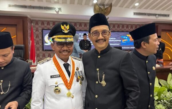 Tasril Jamal soroti kemacetan Jalan KH Hasyim Ashari Cipondoh dan penyusutan Danau Cipondoh di HUT ke-33 Kota Tangerang.