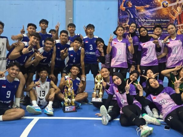 Wakili Banten di Ajang Nasional, Cinus VC U-18 Putra-Putri Melenggang ke Kejurnas