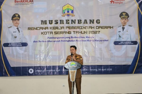 Wakil Wali Kota Serang Nur Agis Aulia ajak kolaborasi percepat pembangunan Kota Serang melalui sinergi lintas sektor.