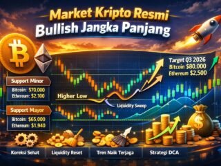Berita Gembira : Market Kripto Resmi Bullish Jangka Panjang
