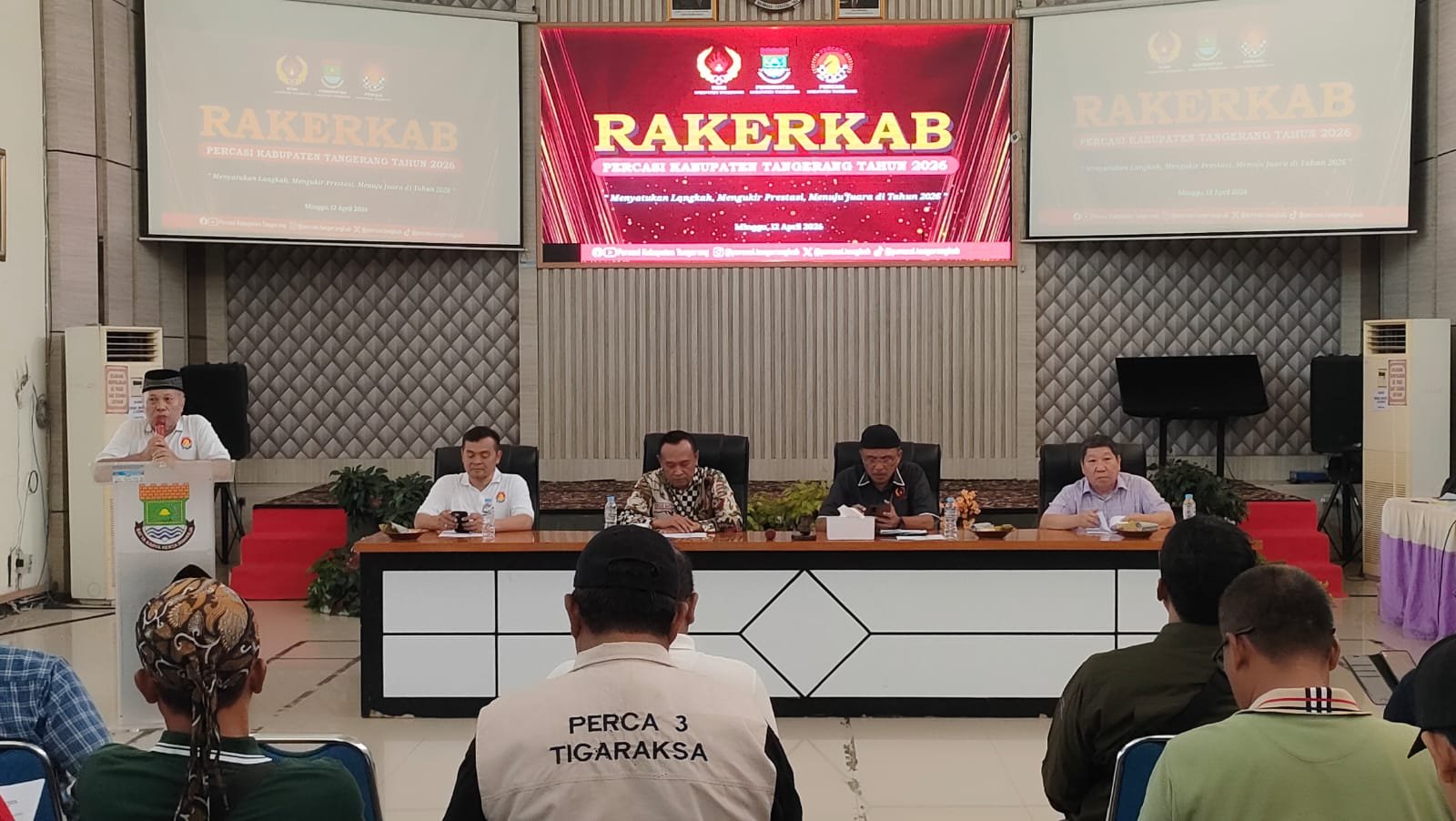Rakerkab 2026 Percasi Tangerang perkuat strategi menuju Porprov Banten, didukung prestasi 2025 dengan raihan emas di tingkat provinsi dan nasional.