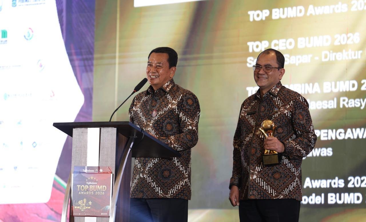 PERUMDAM TKR cetak rekor 7 kali raih TOP BUMD Awards 2026, Bupati Tangerang juga dinobatkan sebagai Top Pembina BUMD.