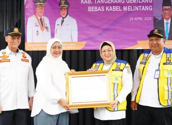 Program Kabel Tanam Dimulai, Pemkab Tangerang Dorong Estetika dan Keselamatan Jalan