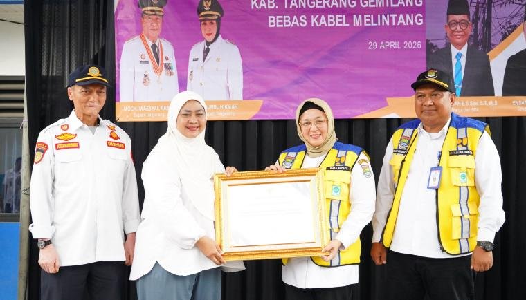 Pemkab Tangerang mulai program kabel tanam untuk estetika kota dan keselamatan jalan melalui relokasi kabel udara.