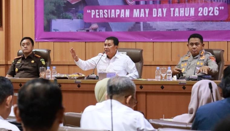 May Day Kabupaten Tangerang 2026 dimulai 3 Mei, diisi olahraga, mancing, bazaar murah, dan layanan sosial bagi buruh.