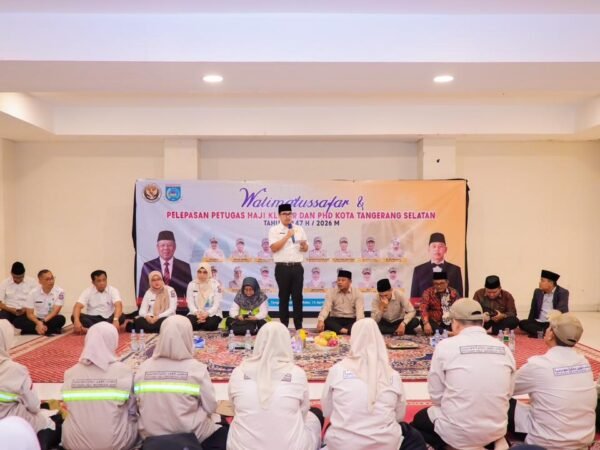 Pilar Saga Ichsan Tekankan Kesiapan Fisik dan Mental Petugas Haji Tangsel 1447 H