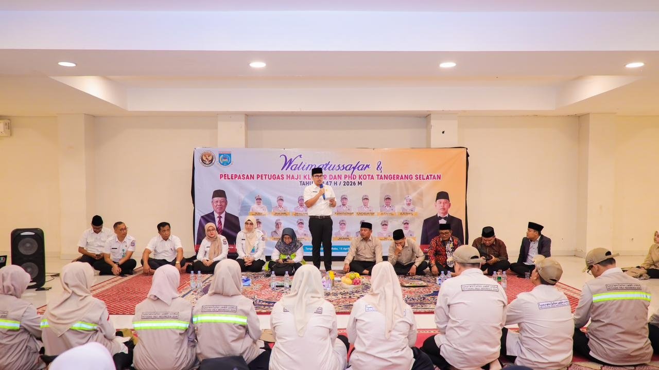 Pilar Saga Ichsan ingatkan petugas haji Tangsel 1447 H siap fisik, mental, spiritual demi layanan jemaah optimal.