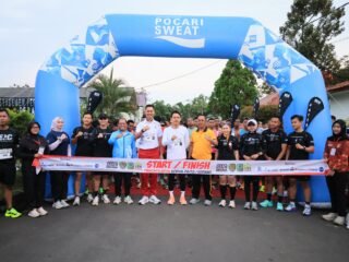 Semarak Hari Lahir Pancasila, Ratusan Peserta Fun Run Turun ke Jalan Bersama Kodim 0602/Serang