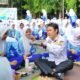 Monitoring Aksi Bergizi Kota Serang Pecah! Nur Agis Aulia Menyatu Tanpa Sekat Bersama Siswa SMAN 4