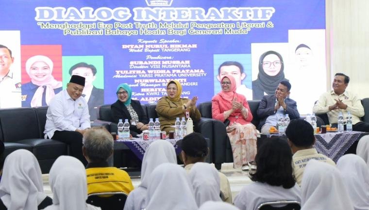 KWRI gelar dialog literasi digital di Tigaraksa, Wabup Tangerang jadi keynote speaker bahas hoaks dan era post-truth.