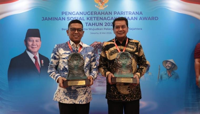 Kabupaten Tangerang meraih Paritrana Award 2025 sebagai kabupaten terbaik se-Indonesia dalam perlindungan pekerja.