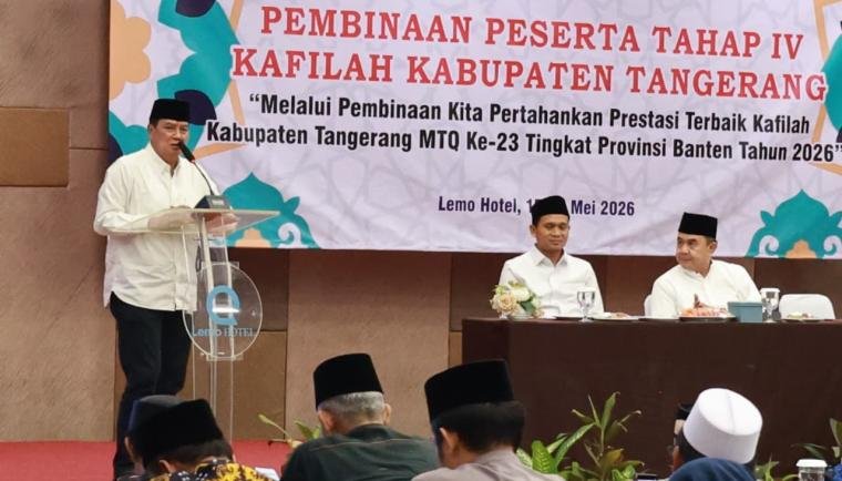 Bupati Tangerang mematangkan persiapan kafilah MTQ Banten 2026 melalui pembinaan intensif dan berkelanjutan.