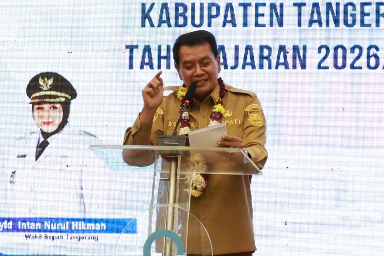Bupati Tangerang Maesyal Rasyid meminta pelaksanaan SPMB 2026 berjalan tertib, objektif, transparan, dan bebas pungutan.