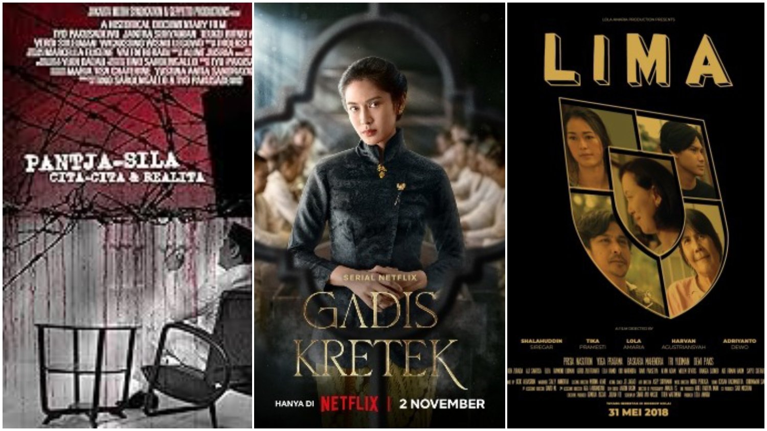 Rekomendasi 5 film Indonesia bertema Pancasila yang sarat nilai kebangsaan, persatuan, dan kemanusiaan untuk menemani libur 1 Juni 2026.