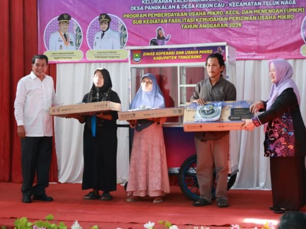 Pemkab Tangerang Gandeng Forkopimcam Salurkan Bantuan UMKM untuk Keluarga Berpenghasilan Rendah