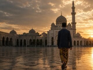 Pergulatan hati manusia antara ingin dekat kepada Allah dan godaan dunia yang terus menarik dalam kehidupan modern.
