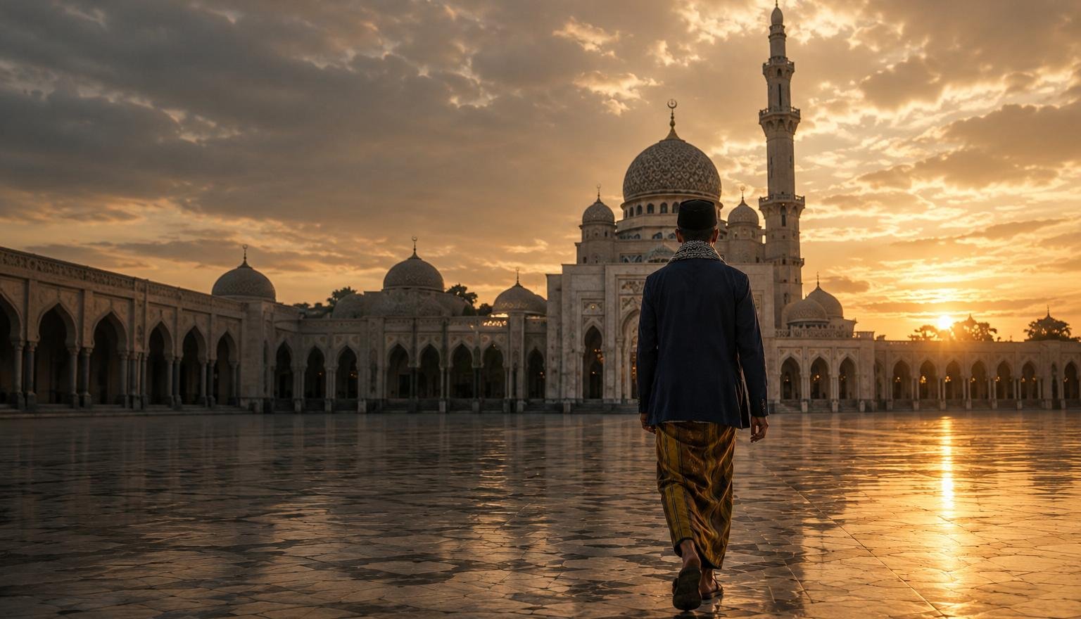 Pergulatan hati manusia antara ingin dekat kepada Allah dan godaan dunia yang terus menarik dalam kehidupan modern.