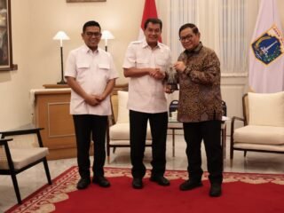 Bupati Tangerang Bahas Optimalisasi Lahan 95 Hektare Milik DKI di Legok Bersama Pramono dan Andra Soni
