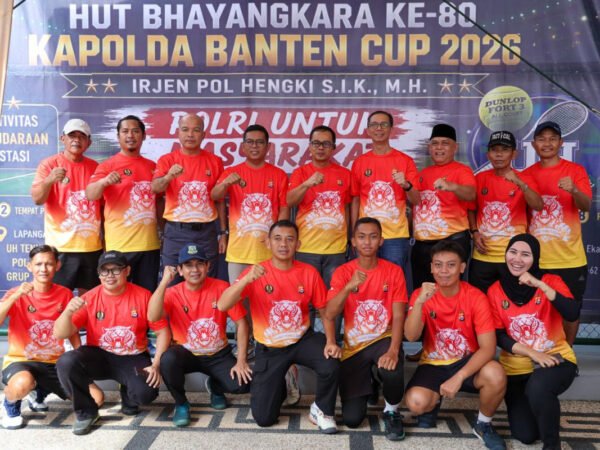 Gubernur Andra Soni Apresiasi Pembinaan Tenis Banten di Kapolda Cup 2026
