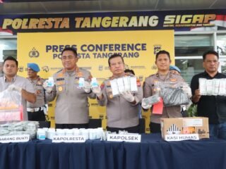 Polresta Tangerang Bongkar Jaringan Obat Keras Ilegal, 37.700 Butir Disita